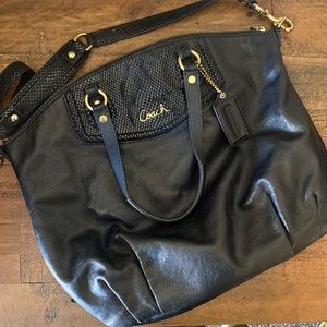 Coach leather bag